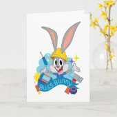 Carte BUGS BUNNY BUILDERS™| BUGS BUNNY™ Character Art (Fleur jaune)