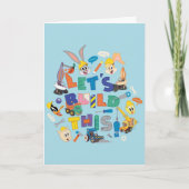 Carte BUGS BUNNY BUILDERS™| "Construisons ça" Collage (Devant)