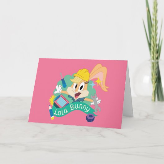 Carte BUGS BUNNY BUILDERS™| Lola Bunny Graphique de cara (Devant)