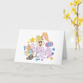 Carte BUGS BUNNY BUILDERS™| Lola Sketch Art (Fleur jaune)