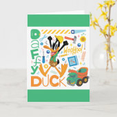 Carte BUGS BUNNY BUILDERS™| Outils de travail DAFFY DUCK (Fleur jaune)