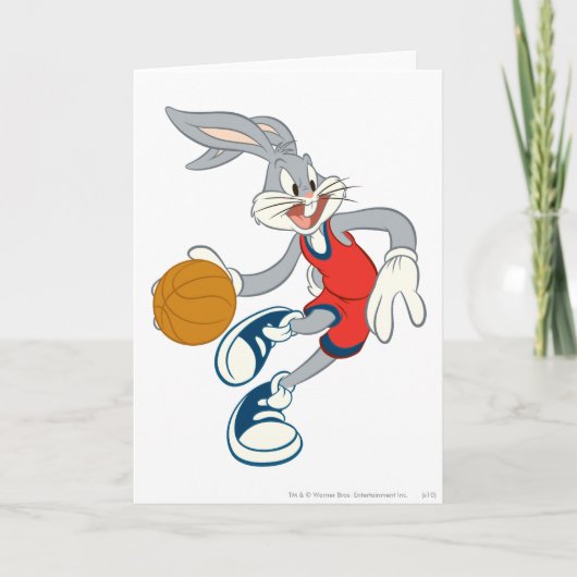 Carte BUGS BUNNY™ Dribblant à Travers la Concurrence (Devant)