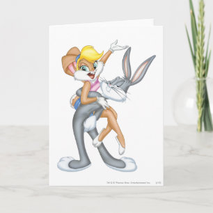 Carte BUGS BUNNY™ et Lola Bunny 2