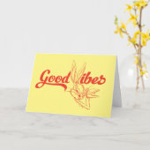 CARTE BUGS BUNNY™ | GOOD VIBES (Fleur jaune)