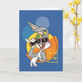 Carte BUGS BUNNY™ - Graphique de vacances à Singapour (Fleur jaune)