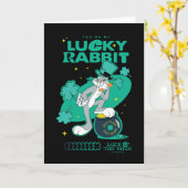 Carte BUGS BUNNY™ Lucky Rabbit (Fleur jaune)