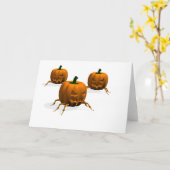 Carte Bugs d'Halloween (Fleur jaune)