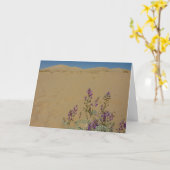 Carte Buisson d'indigo du Mojave et dunes de Kelso (Fleur jaune)