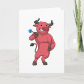 Carte Bull aux fléchettes avec Dart (Devant)