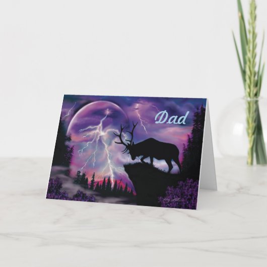 Carte Bull Elk (Devant)