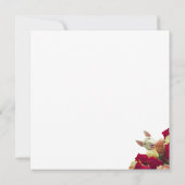 Carte Bull terrier avec rose - Joyeux anniversaire! (Dos)