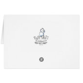 Carte Bull Terrier Beachy Cute Note (Dos Horizontal)