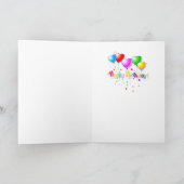 Carte Bull Terrier Joyeux Anniversaire (Intérieur)