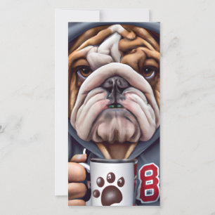 Carte Bulldog anglais