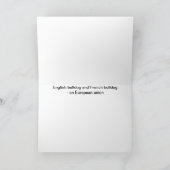 Carte Bulldog anglais et Bulldog français (Intérieur)