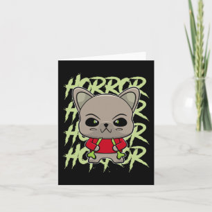 Carte Bulldog Anime Chien Horreur Occulte