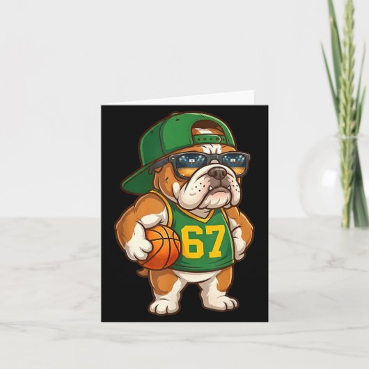 Carte Bulldog Basketball 67 Gen Alpha Slang Srts Dog Boy (Devant)