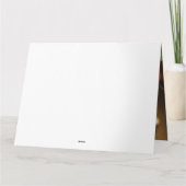 Carte Bulldog chiot automne délice citrouille  (Dos)