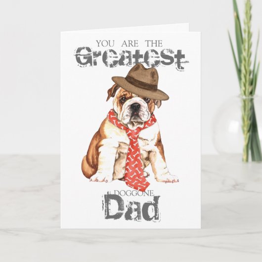 Carte Bulldog Papa (Devant)