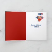 Carte Bulle de discours d'anniversaire de Trump (Intérieur)