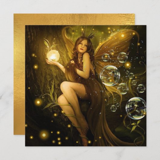 Carte Bulle Imaginaire Fairy Card (Devant / Derrière)