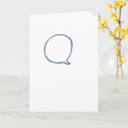 Carte bulle vide (Fleur jaune)