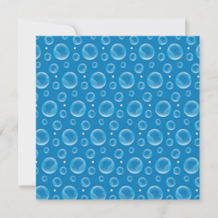 Carte Bulles bleues