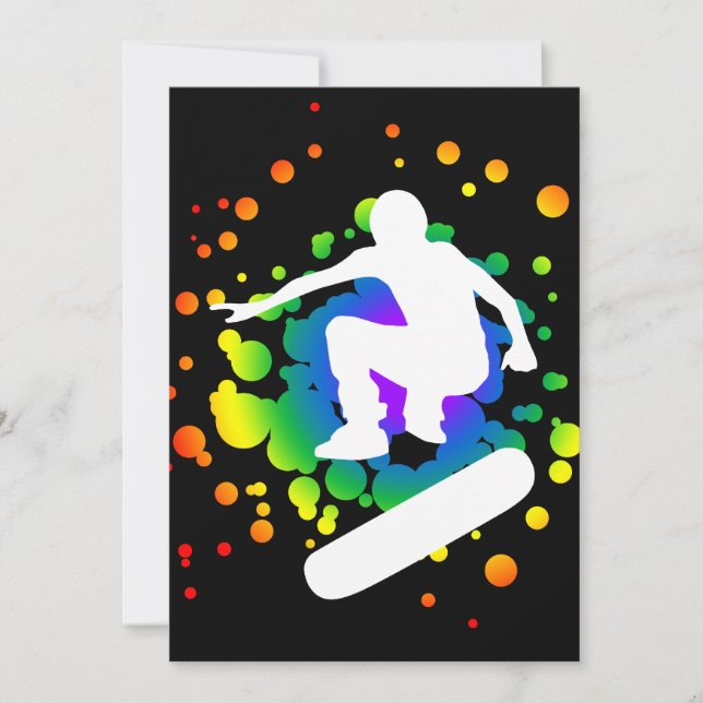 Carte bulles de skateboard (Devant)