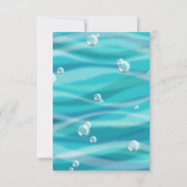 Carte Bulles d'eau (Devant)