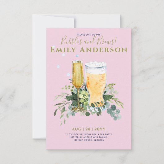 Carte Bulles d'Humour n Brûlons Fête des mariées de la b (Devant)