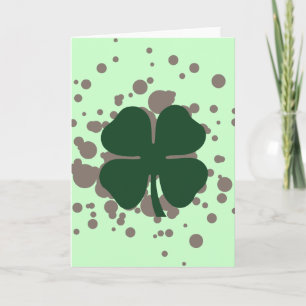 Carte Bulles shamrocks