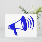 Carte Bullhorn - Ajoutez vos propres mots (Debout devant)