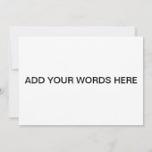 Carte Bullhorn - Ajoutez vos propres mots (Dos)