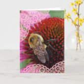 Carte Bumble Bee (Fleur jaune)