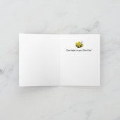 Carte Bumble Bee fête d'anniversaire (Intérieur)