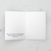 Carte Bumblebee Fleur sauvage Scripture Card Psaume 31:2 (Intérieur)