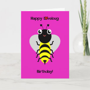 Carte Bumblebee Love Bug