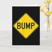 Carte Bump Ahead Mother To Be Cute New Moms Women (Fleur jaune)