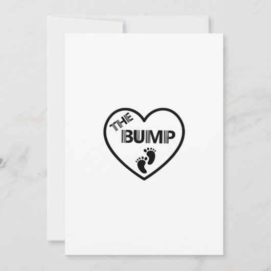 Carte Bump Grossesse Cadeau Maman à être (Devant)