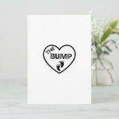 Carte Bump Grossesse Cadeau Maman à être (Debout devant)