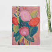 Carte Bunch de fleurs dans Vase | von Jawlensky (Devant)