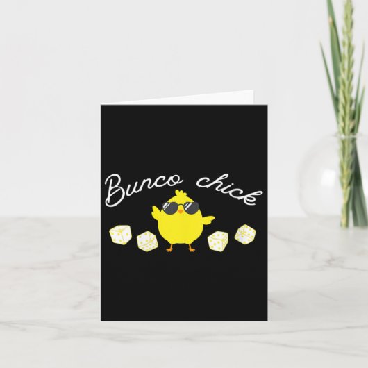 Carte Bunco Chick Easter Spring Bunco Dice (Devant)