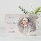 Carte Bundle of Joy Baby Boy Photo Annonces de naissance (Debout devant)