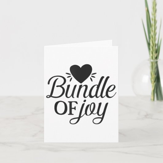Carte Bundle Of Joy Love Quote Cute Motivation  (Devant)
