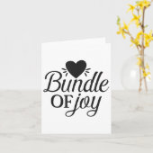 Carte Bundle Of Joy Love Quote Cute Motivation  (Fleur jaune)