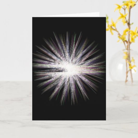 Carte Bundle of Lines (Fleur jaune)