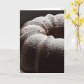 Carte Bundt cake (Fleur jaune)