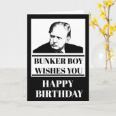Carte Bunker Boy vous souhaite un joyeux anniversaire (Fleur jaune)