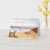 Carte 'Bunny Beach' (Fleur jaune)
