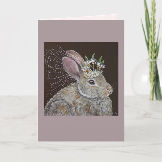 Carte Bunny Bride (Devant)